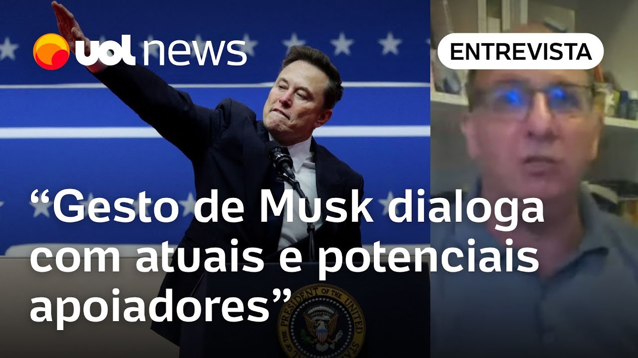 Gesto de Musk é reforço ao letramento nazista de base extremista, diz professor