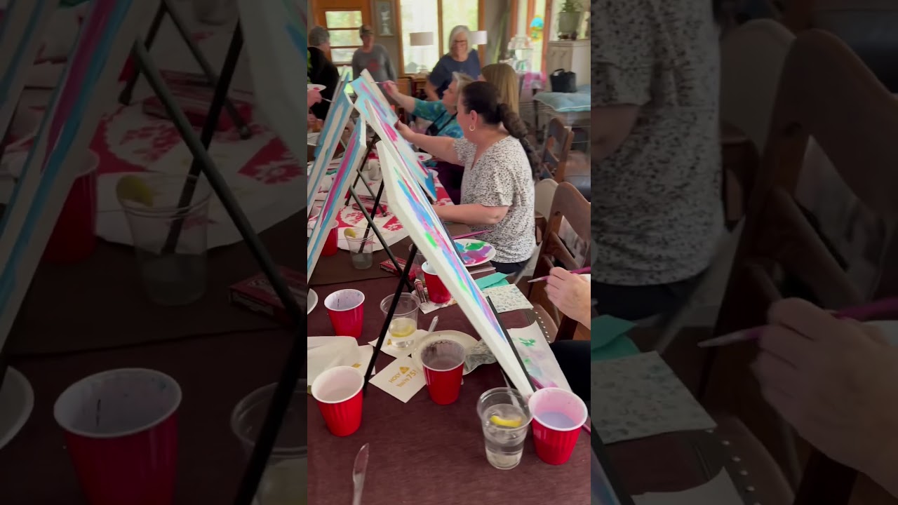 Birthday Painting Party Paint and Sip | Traveling Art Party For All Ages