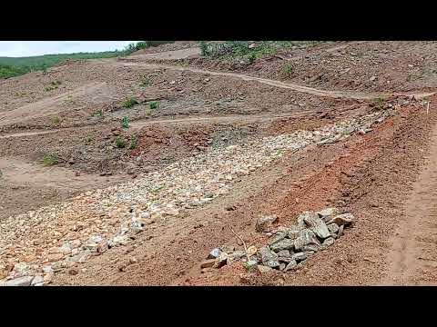 Barragem da Ramada no município de Alcantil PB evolução da sua construção 