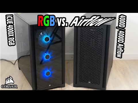 Corsair 4000D, 4000D Airflow, iCUE 4000X Case Test -  viele Features, Aiflow und RGB