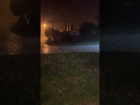 Fortes temporal de granizo em Mattaldi,Córdoba Argentina sex,20/3/2026⛈️