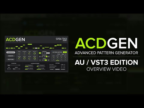 ACDGEN AU / VST3 Edition 1.0 – Overview Video