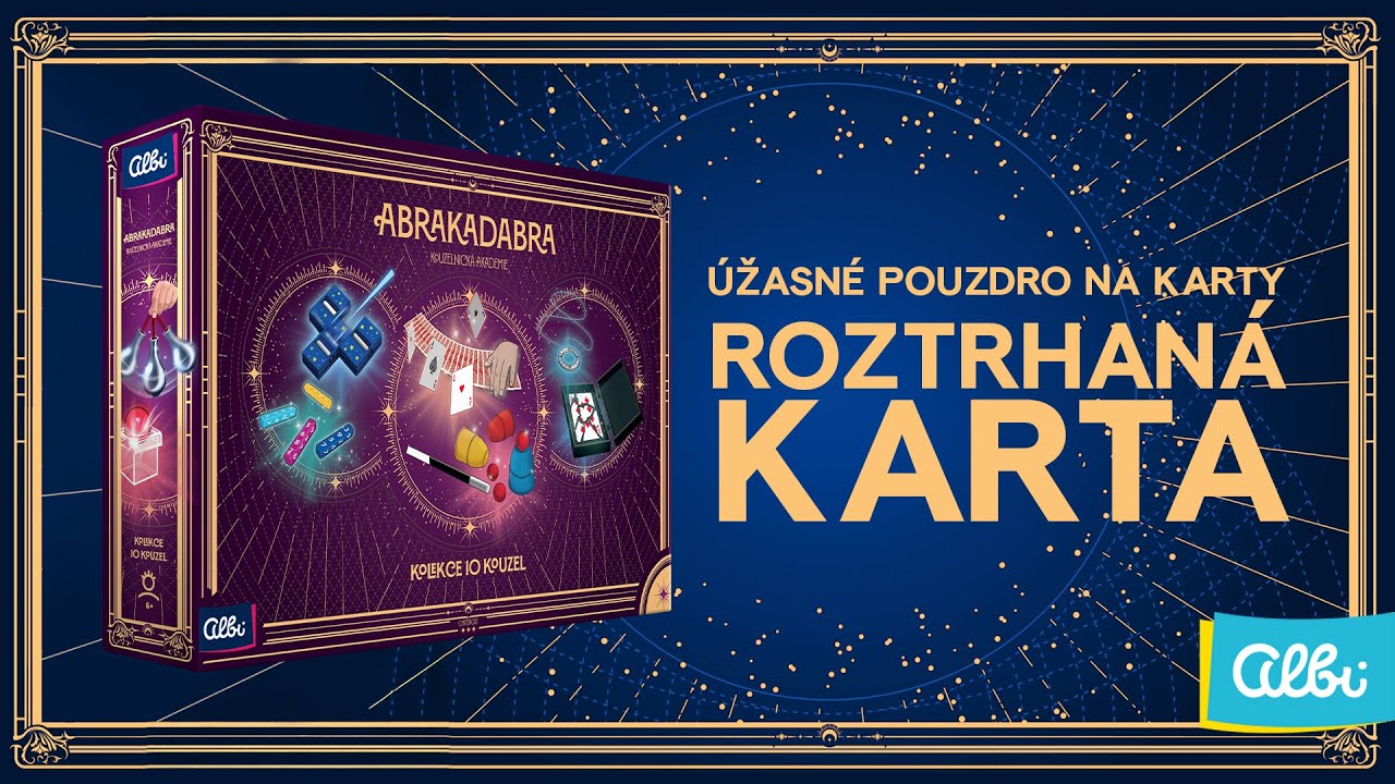 Kouzelnická akademie - Úžasné pouzdro na karty (roztrhaná karta) - videonávod