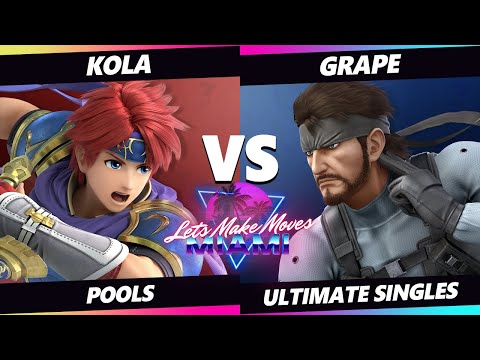 Let's Make Moves Miami - Kola (Roy, Cloud) Vs. Grape (Snake) SSBU Ultimate Tournament