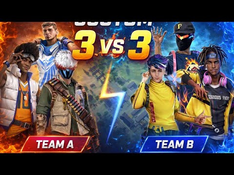 3 vs 3 Custom Match | Full Match Highlights | Intense Battle 🔥