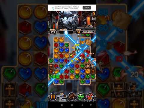 Jewel Vampire Castle 💎 🏰 Level 34 ⭐⭐⭐ 2021 - Match 3 Puzzle no Booster 👑 Android Gameplay ✅