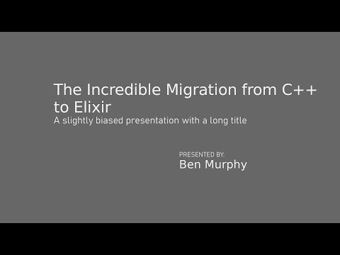 The Incredible Migration from C++ to Elixir for Embedded Systems
