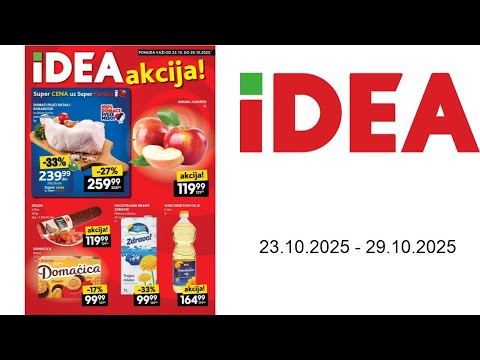 Katalog Idea - Nedeljni katalog - 23.10.-29.10.2025