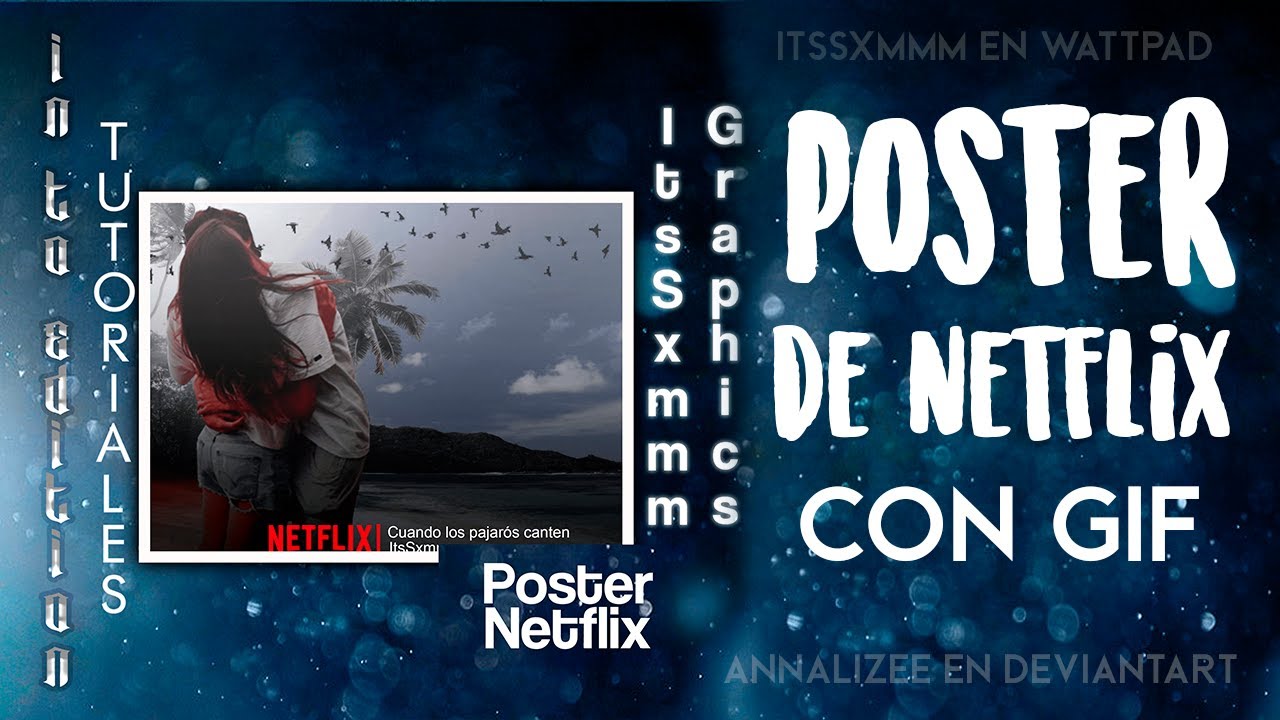 Poster de Netflix | Wattpad tutorial