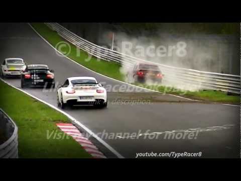 CRASH! BMW 3-series at the Nürburgring! 1080p HD!