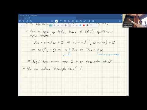Dynamics (MIT 16.07) - Lecture 9: Spinning Stability