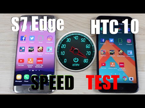 HTC 10 vs Samsung Galaxy S7 Edge SPEED TEST In Depth!