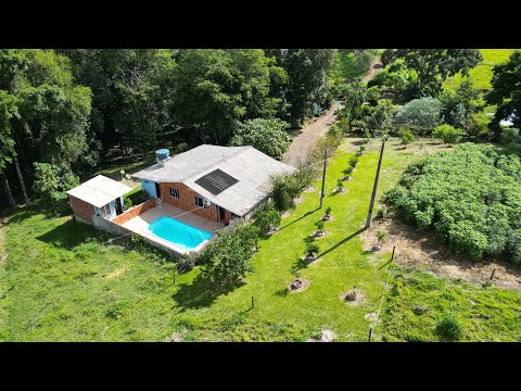CHÁCARA À VENDA EM SANTA CATARINA CASA FRUTAS NATUREZA ÁGUA E SEGURANÇA R$800MIL