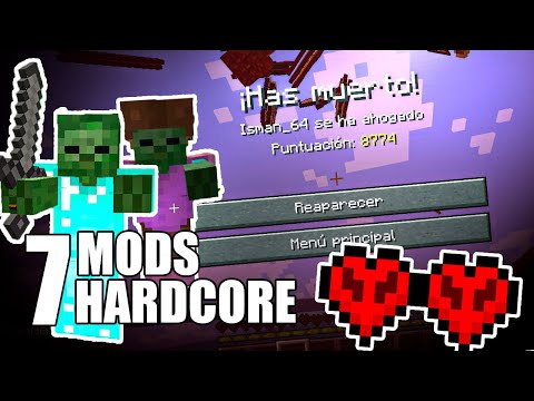 MODS that MAKE MINECRAFT IMPOSSIBLE!  - TOP HARDCORE / HARD MODS for Minecraft