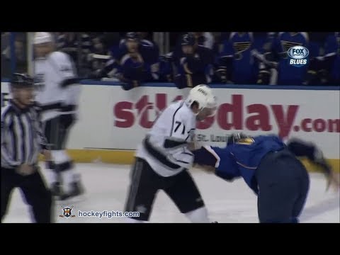 Jordan Nolan vs Wade Redden Feb 11, 2013