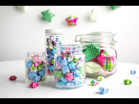 Fun Folded Origami Lucky Paper Stars | Welcome to Nana's