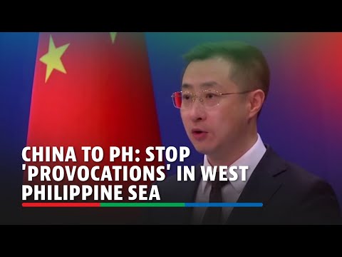 China urges PH to stop 'provocations' in WPS, following incident
