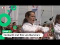 Kinderen herdenken oorlog in Madurodam