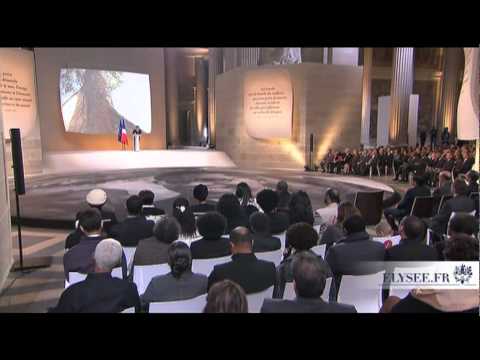 Hommage national à Aimé Césaire au Panthéon