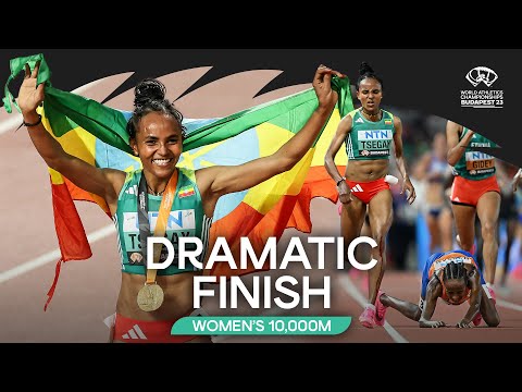 Ethiopian sweep in the women's 10,000m