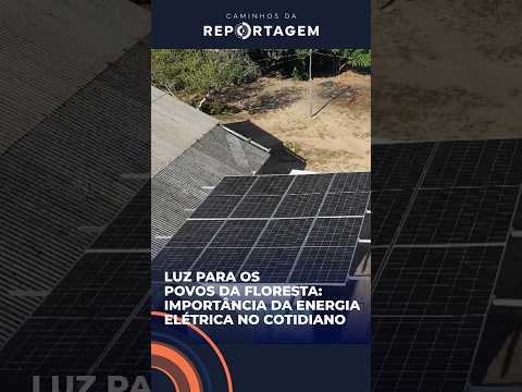 Luz para os povos da floresta: Importância da energia elétrica no cotidiano
