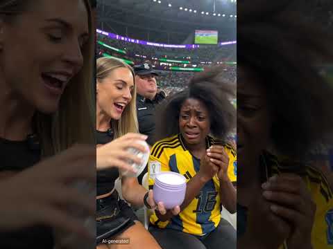 The Officer Came to Remove Her and Ended Up Being Part of the Celebration 😂🏟️