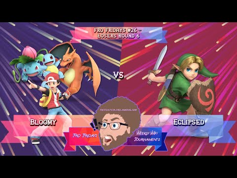 Bloomy (Pokemon Trainer) vs. Eclipsed (Young Link) - Losers Round 6 - Fro Fridays #26 - Double Elim