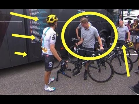 Mikel Landa Fighting With Team Sky DS Over Stage 12 Tour De France Team Tactics