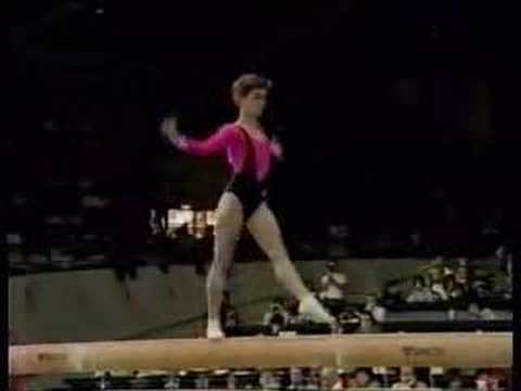 Astrid Heese - 1989 Worlds AA - Balance Beam