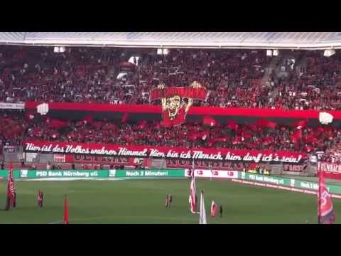 1.FC Nürnberg - Darmstadt 98 1:1 - Choreo Nordkurve Nürnberg - 10.04.2015