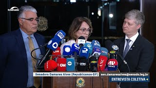 Senadores da oposição anunciam pedido de impeachment contra ministro Dias Toffoli