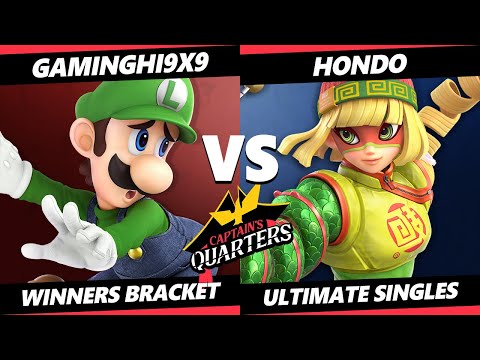 Captain's Quarters 3 Winners Bracket - GamingHI9X9 (Luigi) Vs. Hondo (Min Min) SSBU Singles