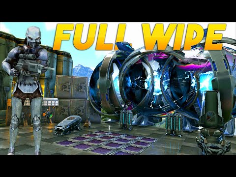 How A 25,000 HOUR TRIBE Became ALPHA In A Insane Custom Cave - A Full ARK Wipe Story