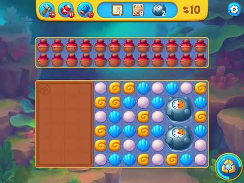 Fishdom level 7666 no boosters フィッシュダム ノーマル [Friend's]