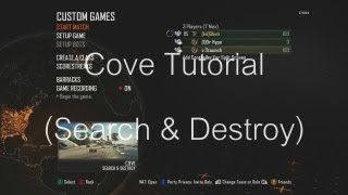 Cove Tutorial (Search & Destroy)