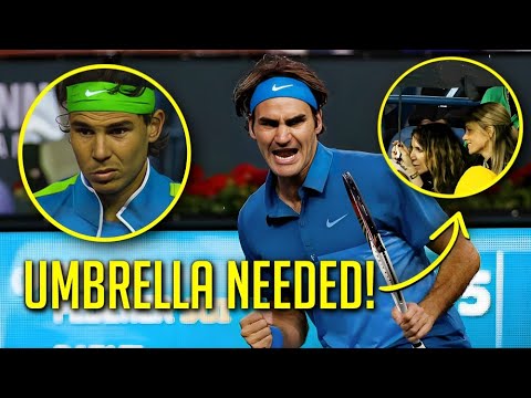 When Roger Federer Conquered Rafael Nadal in CRAZY Weather (Dream Tennis!)