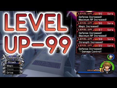Best way to level up to 99 in Kingdom hearts 2 (kh2fm)