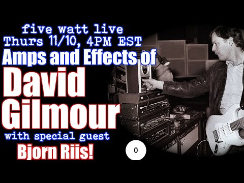 The Amps and Effects of David Gilmour: five watt live
