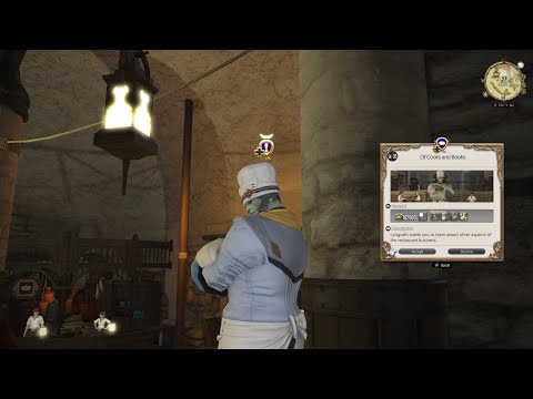 FFXIV Culinarian Class Quest: Of Cooks and Books
