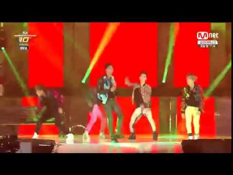 140724 B1A4 - 거짓말+FANTASTIC BABY(Bigbang) @ 10th Anniversary M! Countdown