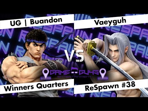 UG | Buandon (Ryu) vs Vaeyguh (Sephiroth, Mewtwo) - WQF - ReSpawn #38