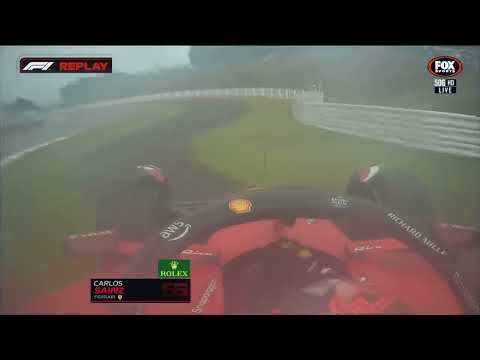 Carlos Sainz Crash | Japanese Grand Prix 2022