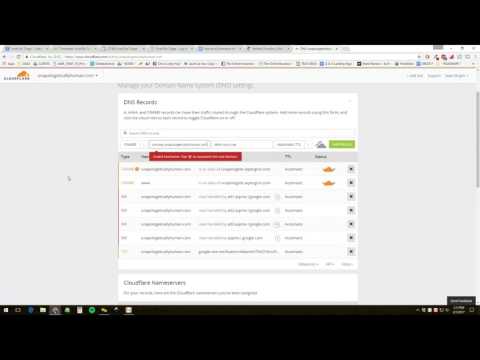 Authenticating your MailChimp Account with CloudFlare