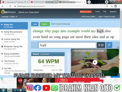 10 Fast Fingers Dvorak World Record - 70 WPM Typing
