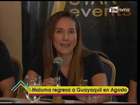 Maluma regresa a Guayaquil en Agosto
