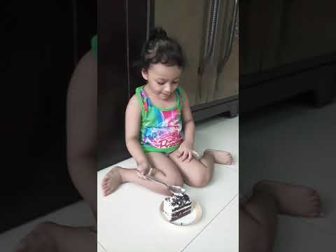 Athiya Biswas/ Eating cake
