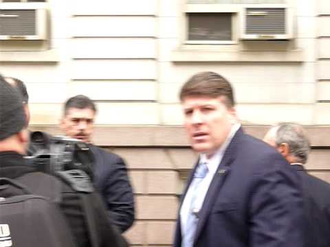 Bloomberg ignores protesters