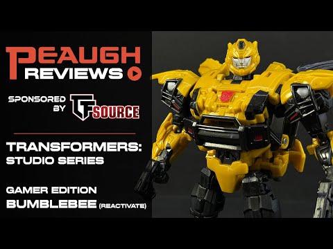 Video Review: Transformers Studio Series - Gamer Edition BUMBLEBEE (Reactivate)