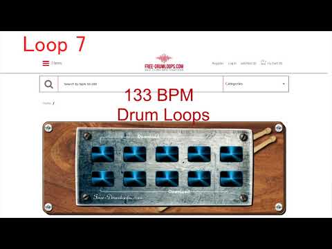 133 bpm heavy metal 10 loops