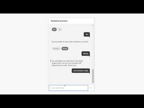 HR Chatbot HRBot Demo - IBM Watson